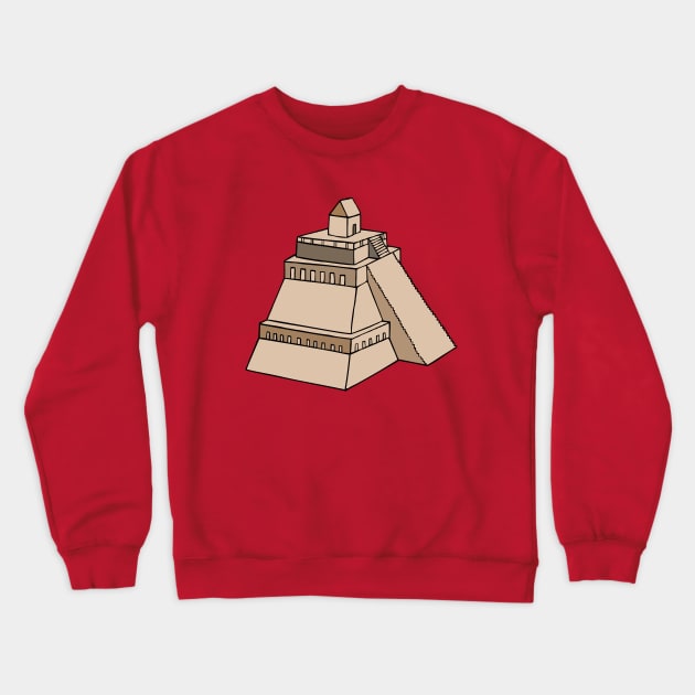 Ancient Egyptian Painting - Pyramid Crewneck Sweatshirt by PatrioTEEism